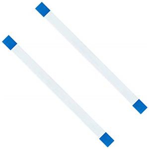 Mcbazel Cavo di Riparazione del Controller PS4 12 Pin a Nastro per Porta di Ricarica di Cicambio Flessibile di Alimentazione 2 Pezzi