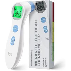 femometer family Termometro digitale senza contatto per neonati, termometro digitale a infrarossi, frontale a infrarossi, termometro digitale, misurazione veloce e igienico, allarme febbre e display a 3 colori