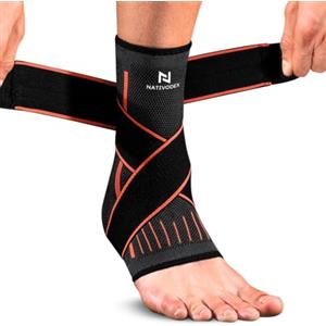 NativoDex Cavigliera per Stabilizzare e Prevenire Distorsioni, Supporto e Compressione per Infortuni alla Caviglia, Sportiva e Regolabile, per entrambi i piedi