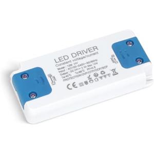 SUCIKORIO Alimentatore LED 24V 12W 0,5A, Ultra Sottile Trasformatore LED Driver AC 220V a DC 24 Volt Trasformatori Adattatore LEDs a Tensione Costante Senza Sfarfallio per Lampade, Striscia LEDs