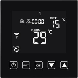 KETOTEK Intelligente Termostato WiFi per Caldaia Gas 3A Compatibile con Alexa, Smart Cronotermostato da Parete Tuya/Smart Life APP Controllo Remoto 220V, Montaggio ad Incasso