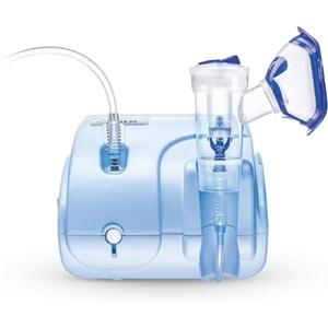 Flaem, Neb-Aid, Aerosol Compatto per le Basse Vie Respiratorie, Macchina Aerosol Adulti e Bambini Certificata con Mascherine Soft Touch e Filtro dell'Aria, Made in Italy