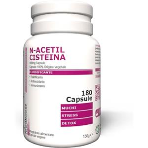 foodboost N-Acetil Cisteina 800 mg - 180 Capsule Vegane (6 Mesi) - Precursore del Glutatione, Antiossidante Naturale, Supporta Sistema Immunitario - Vegan, Senza Glutine - Assorbimento rapido