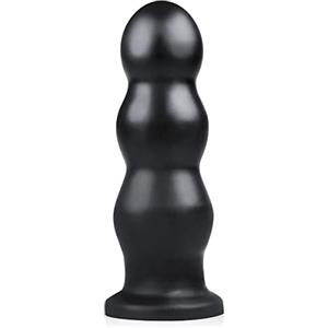 BUTTR Tactical III Buttplug (Ø 5.3-8.3 cm) Con un sensazionale design ondulato a tre punte e ampia base piatta, enorme spina anale XXL per l'utente esperto, liscia, flessibile, bolla, unisex