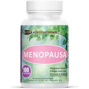 Hyper Integratore Menopausa 100 Compresse - Dona Equilibrio degli Estrogeni e Riduce i Sintomi come le Vampate, Sudorazione e Stanchezza - con Trifoglio Rosso, Isoflavoni, Magnesio e Vitamina D