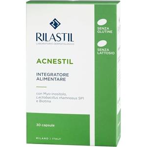 Rilastil Acnestil Integratore Alimentare a base di Probiotici, Prebiotici e Biotina per Pelle a Tendenza Acneica, 30 capsule