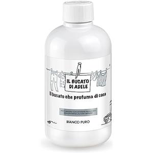 IL BUCATO DI ADELE il bucato che profuma di casa | Profumatore Bucato Lavatrice, Fragranza Bianco Puro, Formato 500 ml