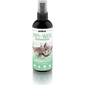 ARKA Spray enzimi urina gatto 100 ml - Pipi-Gone di ARKA - rimuove odori e macchie di pipì, feci e vomito - sicuro, biologico e senza profumi - ideale per viaggi, test, lettiera, divano, tappeti, tessuti