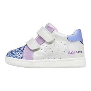 Falcotto KINER VL Monet/Glitter/Suede Silver-Cobalto Scarpe da Bambini, Taglia 26