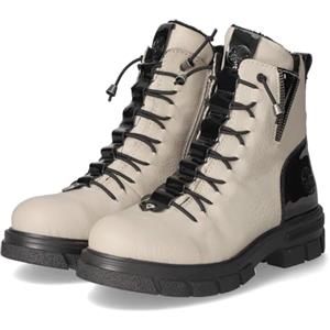 Rieker Z9152, Barca da Motociclista Donna, Beige, 40 EU