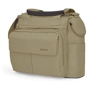 Inglesina Dual Bag Electa Borsa Fasciatoio Modulabile per Passeggino, Colore Dumbo Caramel | Capiente, con Clutch Rimovibile, 2 Tasche Termiche, Fasciatoio Incluso