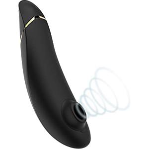Womanizer Premium 1 Succhia Clitoride per Donna | Succhiatore Clitorideo con Autopilot & Smart Silence | Stimolatore Vibratore con 12 Intensità | Sex Toy Impermeabile | Nero