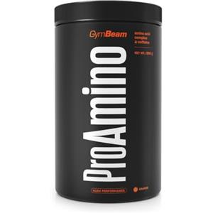 GymBeam ProAmino - Complesso di 9 Aminoacidi Essenziali con Formula GreenEnergy - EAA Aminoacidi Essenziali Polvere - Con BCAA 4:1:1 - Arricchito con Caffeina e Estratti di Tè (390 g, Arancia)