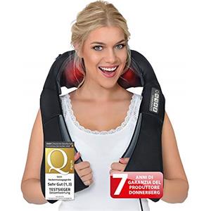 Donnerberg Massaggiatore cervicale Donnerberg L'Originale - Addio ai muscoli tesi e rigidi - 7 anni di garanzia sul motore - Alta qualità tedesca - Massaggiatore schiena e collo spalle - Vibrazione e infrarossi