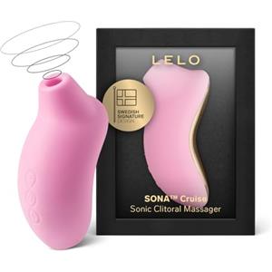 LELO SONA - Stimolatore clitorideo - Mini vibratore per donna - Vibratore potente con 8 modalità di piacere - silenzioso e impermeabile - Rosa
