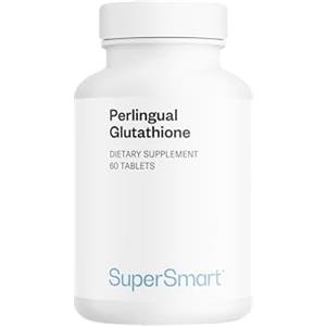 Supersmart Glutatione da succhiare - Lotta contro lo stress ossidativo - Supporta il sistema immunitario - Protegge e disintossica il fegato - Vitamina C - Vegano - Senza glutine - Senza OGM - SuperSmart