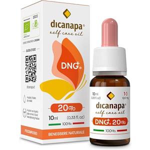dicanapa DNG Olio 20% Made in Italy - 2000 mg 10 ml - Prodotto da Agricoltura Biologica Certificata 100% Oil Naturale e Vegetale Senza Glutine