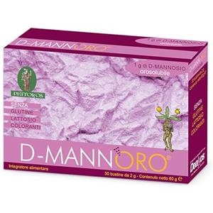 Deakos D-Mannoro - 1gr di D-Mannosio Puro in Bustine Orosolubili - Supporto Vie Urinarie Uomo e Donna - Senza Glutine, Lattosio, Coloranti - 30 Bustine