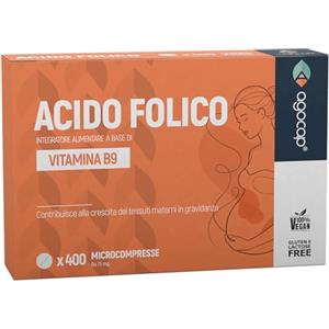 Agocap Acido Folico, 400 COMPRESSE di Folato in forma Attiva. Acido Folico Gravidanza, PRIMA, DURANTE e DOPO il concepimento. Integratori gravidanza con assorbimento maggiore, aumento della Fertilità