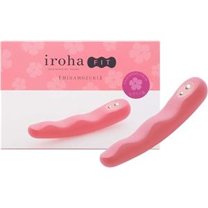 iroha FIT Minamo - Vibratore per donne - Giocattolo sessuale flessibile e impermeabile per lei - Set di vibratori ricaricabili in rosa Nadeshiko