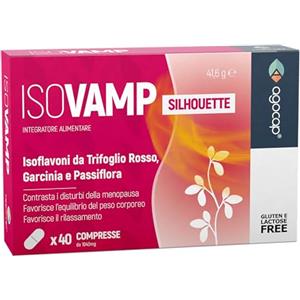 Agocap Isovamp integratore sostiene la menopausa, a base di Trifoglio Rosso, e Cimicifuga | Controlla le Vampate di Calore, sbalzi d'umore
