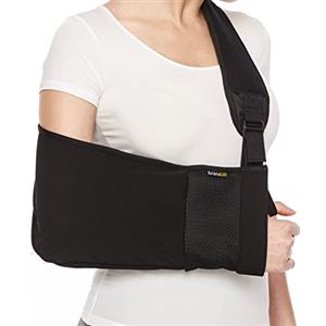 BraceUP Tutore Braccio Tutore Spalla Destro e Sinistro - Reggibraccio Ortopedico, Tutore a Fascia per Braccio - Rottura Della Cuffia, Chirurgia del Polso e del Gomito con Cinturini di Supporto