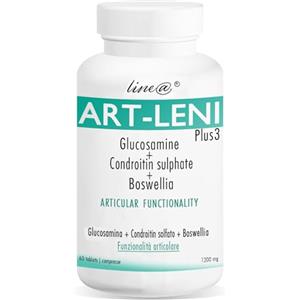Line@Diet ART-LENI Plus3 Line@ | GLUCOSAMINA CONDROITINA e BOSWELLIA - 60 CPR - Glucosamina Solfato | Benessere articolare | rinforza ossa e articolazioni | cartilagini | ALTO DOSAGGIO