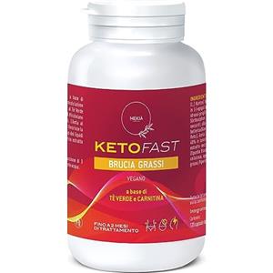Mekià® Brucia Grassi Potenti Veloci Forte Dimagrante, Integratori per dimagrire efficaci,Drenante e diuretico Termogenico.Carnitina Garcinia Cambogia tè verde piperina 120 caps snellente