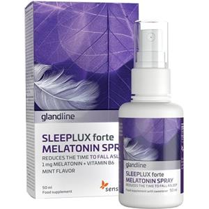 Sensilab Melatonina spray 50 ml, per 380 giorni, 1 mg di naturale Melatonina per dormire con Vitamina B6, Gusto menta, Sonnifero potente per dormire, SleepLux Forte, Sensilab