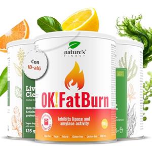 Nature's Finest by Nutrisslim Detox FatBurn - Integratori Dimagranti, Brucia Grassi Forte e Detox - Per Depurare Il Fegato e Perdere Peso - Prodotti Dimagranti Naturali