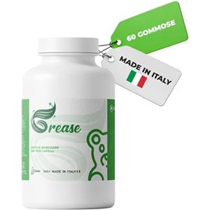 Bluma Grease Gummies - Integratore per Capelli, Made in Italy - Vitamine per Capelli con Biotina, Cheratina e Zinco - 60 Caramelle Gommose, Integratori Anticaduta Donna e Uomo Senza Zuccheri, 150gr