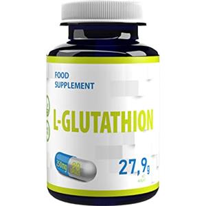 Hepatica L-Glutatione (Ridotto) 250mg 90 Capsule Vegane, Certificato di analisi di AGROLAB Germania, ad alta resistenza, senza riempitivi o altri additivi, senza glutine, senza OGM