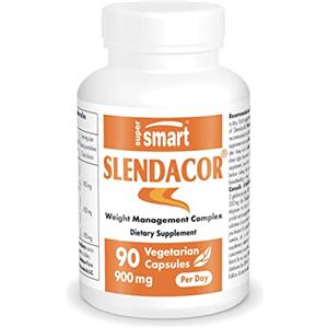 Supersmart - Slendacor ® 900 mg Per Dose - Integratore | No-OGM e Senza Glutine - 90 Capsule Vegetariane