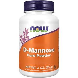 Now Foods, D-Mannose, 85 g di Polvere Vegana, Testato in Laboratorio, Senza Glutine, Vegetariano, Senza Soia, Non OGM