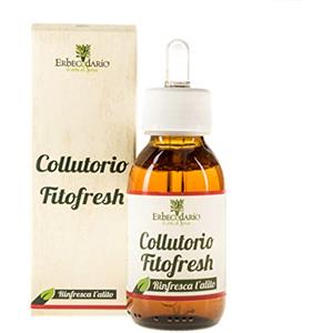 Erbecedario Colluttorio Naturale Fitofresh Erbecedario, Per Alitosi, Gengive Arrossate, Utile Per Il Benessere Della Gola, 1 Flacone da 100ml