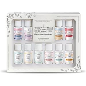 IL BUCATO DI ADELE il bucato che profuma di casa | Profumatore Bucato Lavatrice, Fragranze Speciali, Cofanetto da 10 Essenze da 20 ml