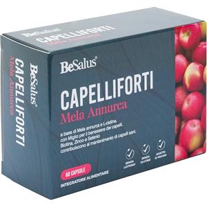 BESALUS Mela Annurca Integratore Capelli e Unghie più Forti - 60 Capsule con Biotina, Miglio, Zinco, Selenio, Rame e L-Cistina - Senza Glutine e Lattosio