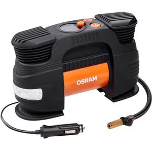 OSRAM TYREinflate 830, compressore per veicoli di grandi dimensioni, digitale con auto-stop e luce LED, valvola di sgonfiaggio, collegamento alla rete elettrica tramite presa 12V dell'auto