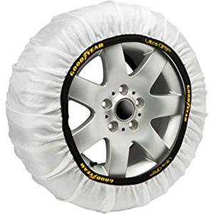 Goodyear Set di 2 Catene da Neve in Tessuto per Auto Goodyear Ultra GRIP Misura XXL, Specifico per il Funzionamento del Veicolo, Tessile, Bianco, Taglia XXL