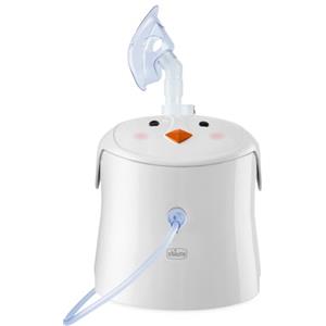 Chicco Aerosol Easy Breath Baby, a Forma di Simpatico Pinguino, Aerosol a Pistone per Neonati, Bambini e Adulti, Aerosol Portatile, Ultracompatto, con Due Mascherine Morbide ed Ergonomiche, 0 Mesi+