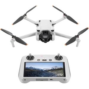 DJI Mini 3 (con DJI RC) - Mini drone con fotocamera leggero e pieghevole con video in 4K HDR, autonomia di 38 minuti, Riprese verticali native e funzioni intelligenti, C0