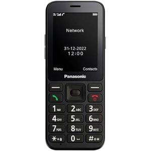 Panasonic KX-TU250EXB 4G Essentials Telefono cellulare, pulsante di chiamata di emergenza SOS, funzione vivavoce, ampio display
