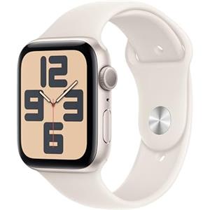 Apple Watch SE (2ª gen.) GPS 44 mm Smartwatch con cassa in alluminio Galassia e Cinturino Sport Galassia - M/L. Tracker per il fitness e il sonno, app Battito, Rilevamento incidenti, display Retina