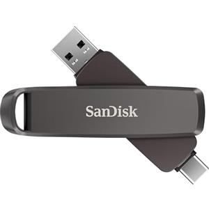 SanDisk Extreme PRO DUAL chiavetta USB 1TB, Pendrive USB Type-C + Type-A, Velocità lettura 1000 MB/s, Crittografia, Backup automatico, Gestione e Recupero file