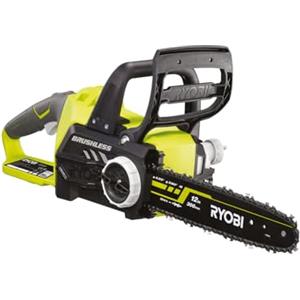 Ryobi OCS1830 Elettrosega Brushless A Batteria 18V ONE+, Impugnatura Ergonomica, Freno Catena Automatico, Batteria Non Inclusa, Barra 30 Cm, Velocità Catena 10m/s