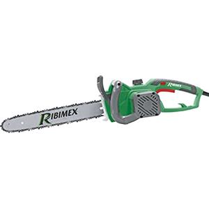 Ribimex Motosega Elettrica, 1600 W, Lama da 350 mm, Velocità Catena 13 m/sec, Tendicatena Rapido, Azionamento Sicuro, 52 Denti Catena, Cavo 0,35 m, Guida Catena e Accessori Inclusi - PRTRE352