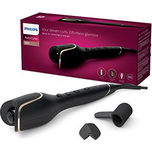 Philips Auto Curler 8000 Series, arricciacapelli, 27 diverse opzioni di styling, nero, modello BHB876/00