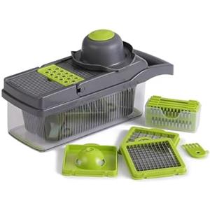 TEMPO DI SALDI Tagliaverdure Mandolina Multifunzionale Da Cucina Con 7 Lame Regolabili