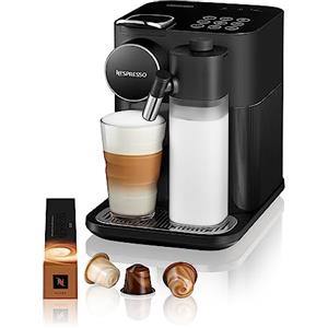Nespresso Gran Lattissima De'Longhi EN640.B Macchina da caffè, Sistema Capsule Nespresso, Pannello Intuitivo, Spegnimento Automatico, Serbatoio 1,3L, Risparmio Energetico, Potenza 1400 W, Nero