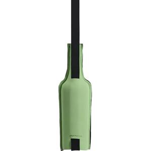 Muitomas, Borsa Porta Bottiglie in Neoprene, Copri Bottiglia con Manico In Stoffa, Colore Verde Salvia